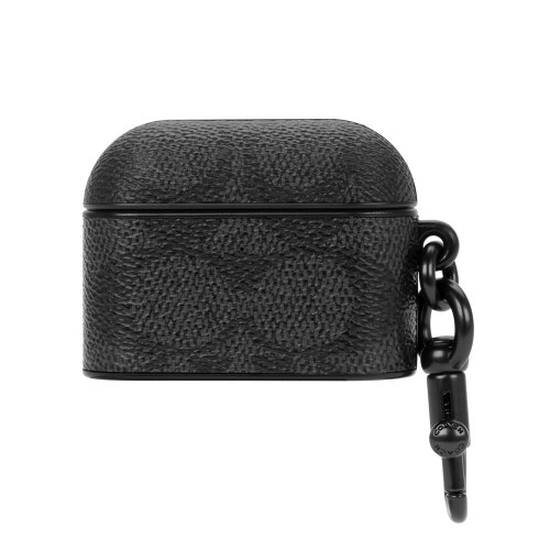 【COACH】AirPods Pro 2 精品保護套 經典黑