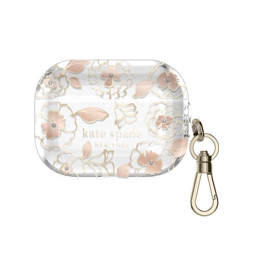 【kate spade】AirPods Pro 精品保護套 金色年華
