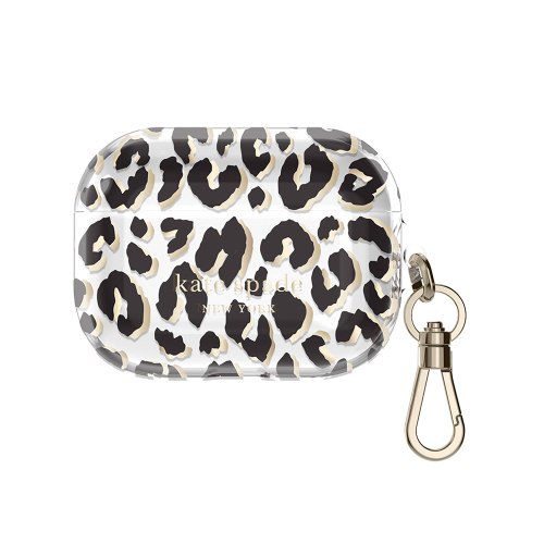 【kate spade】AirPods Pro 精品保護套 豹紋