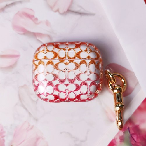 【COACH】AirPods 3 精品保護套 經典大C粉紅