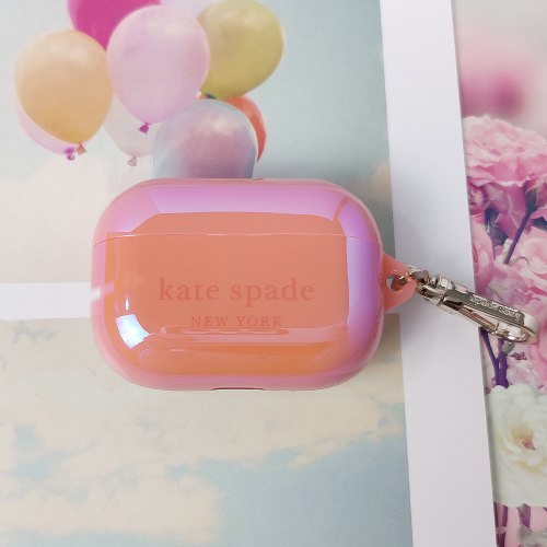 【kate spade】AirPods Pro 精品保護套 香柚蘇打