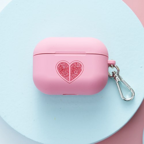 AirPods Pro 保護套-粉紅愛心