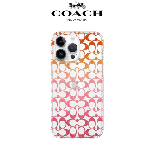 iPhone 14系列 保護殼 粉紅經典大C