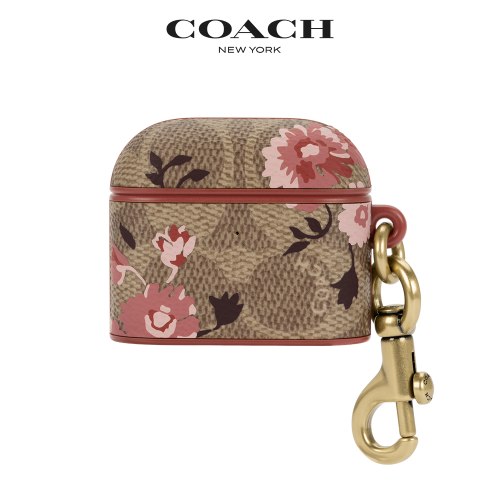 【COACH】AirPods 3 精品保護套 經典玫瑰