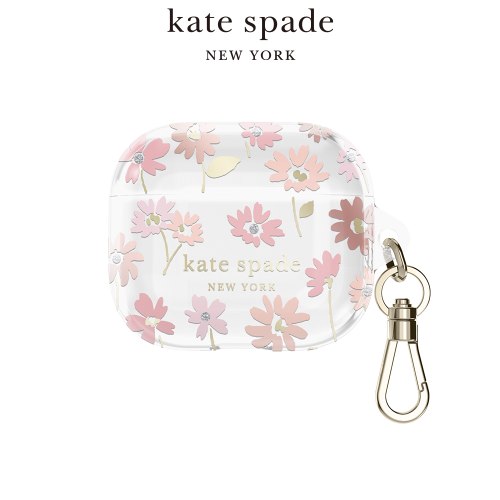 【kate spade】AirPods 3 精品保護套 初春花語